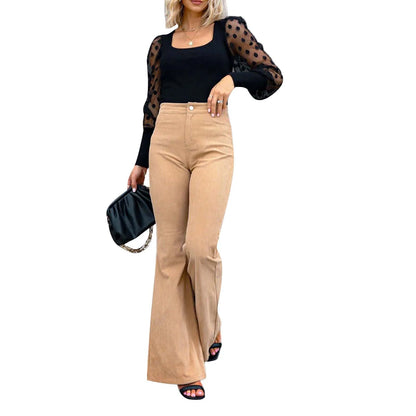 Trendy flared pants for women