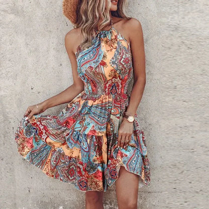 Chic belt dress