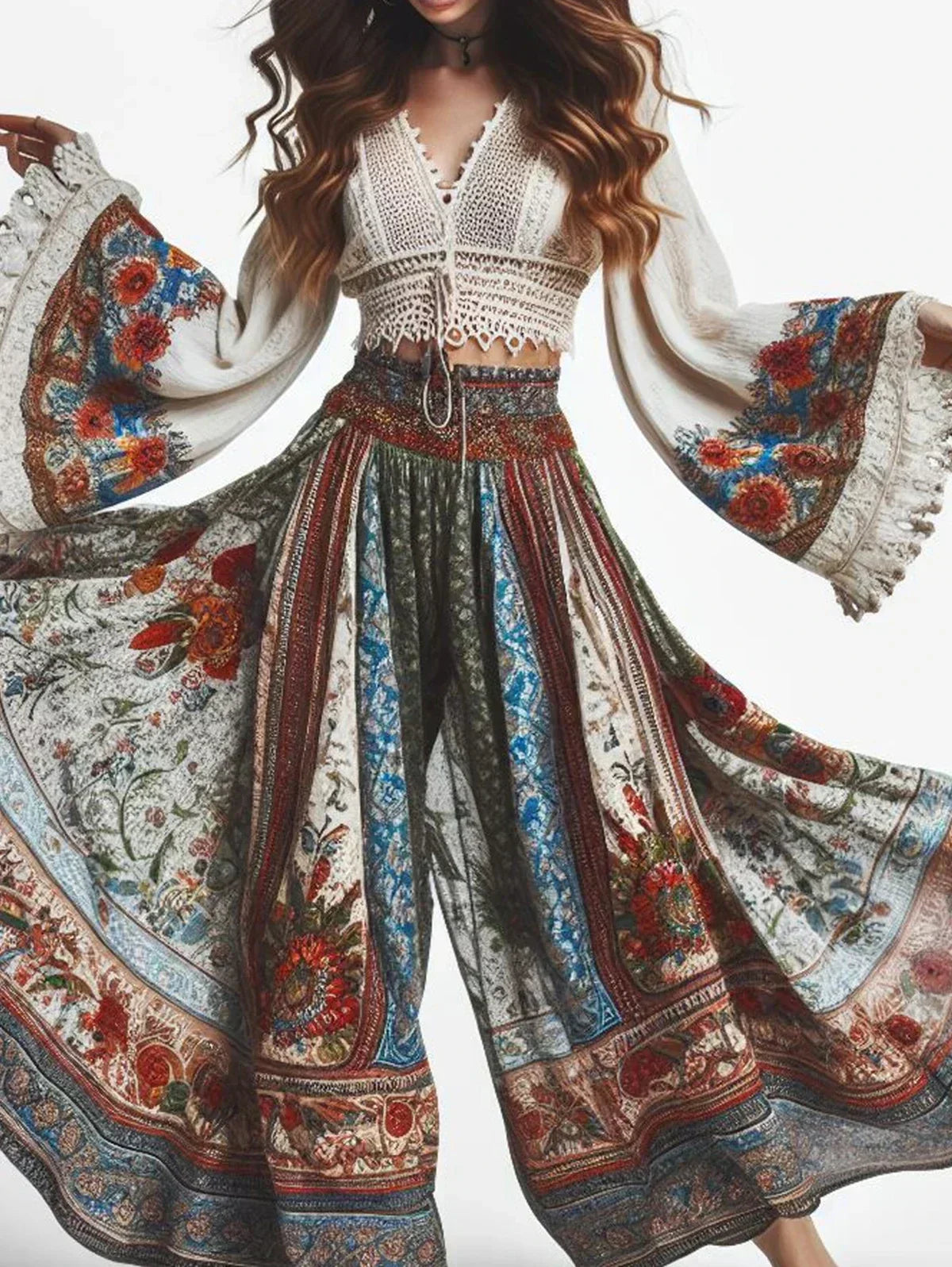 Elegant boho pants for women