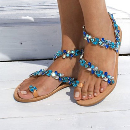Crystal Slides | Diamond Sandals