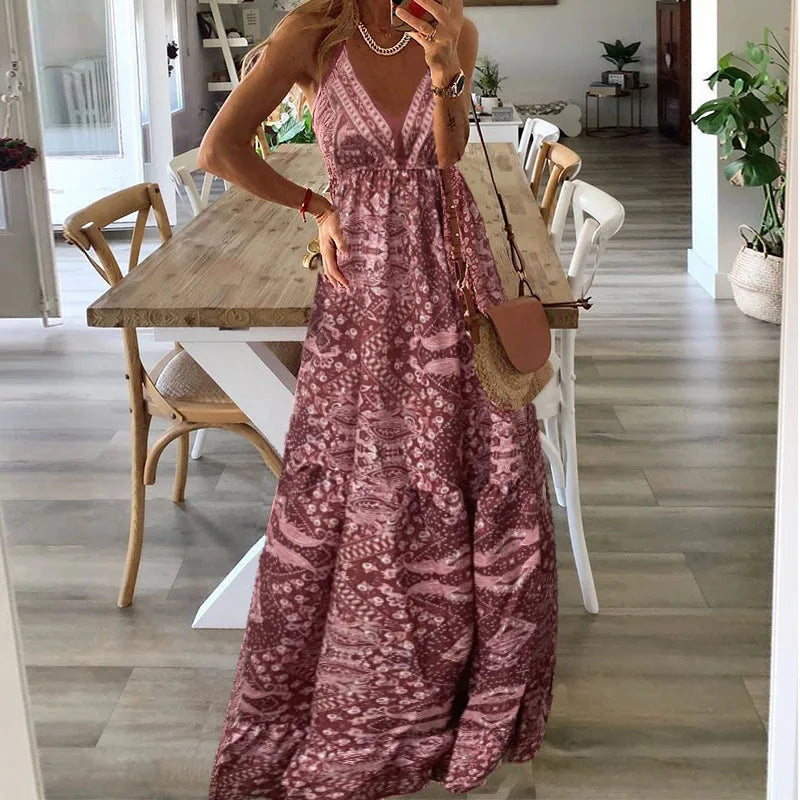 LP | Maxi dress with boho print.