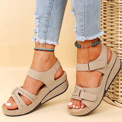 Ramona® | Comfortable orthopedic sandals with wedge heel