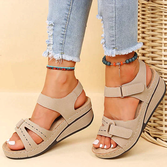 Ramona® | Comfortable orthopedic sandals with wedge heel