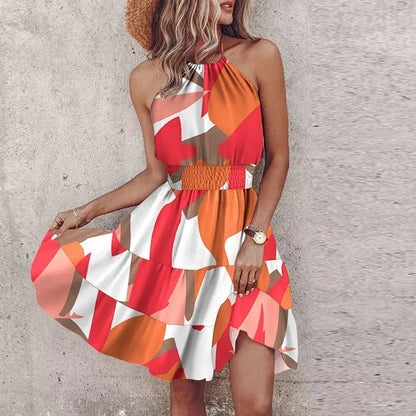 Chic belt dress