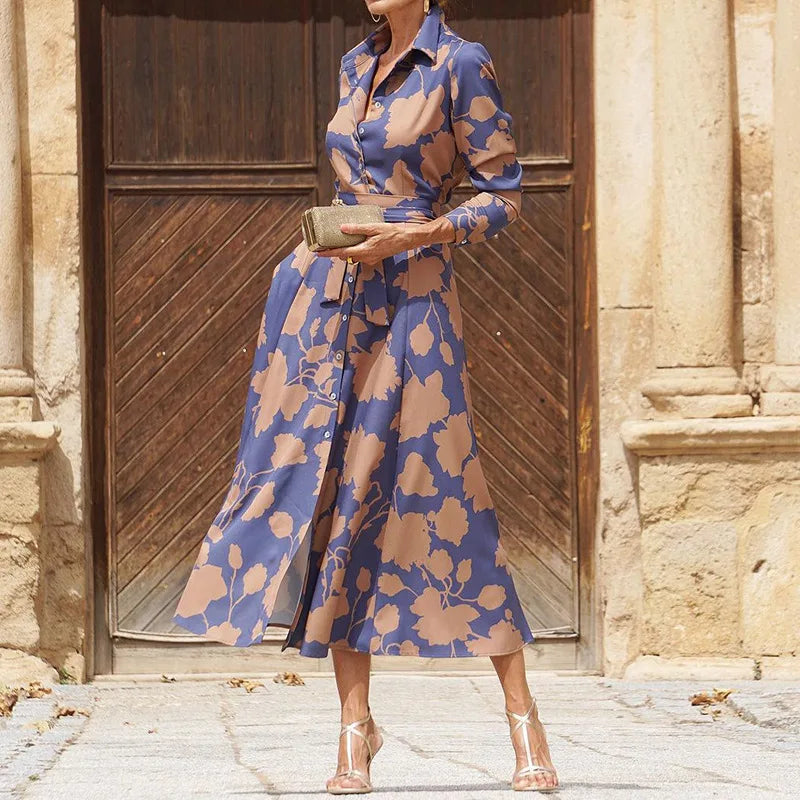 Chic dress with long sleeves