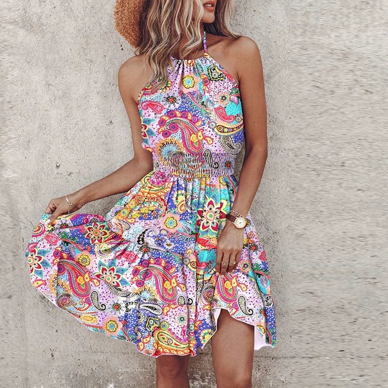 Chic belt dress