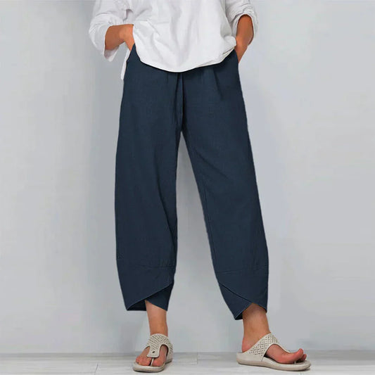 Sadie - Women's cotton and linen pants