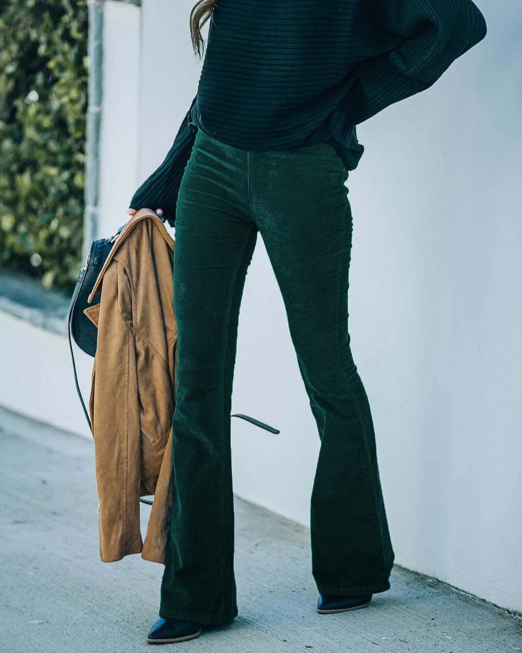 Selena - High-waisted flared pants for women