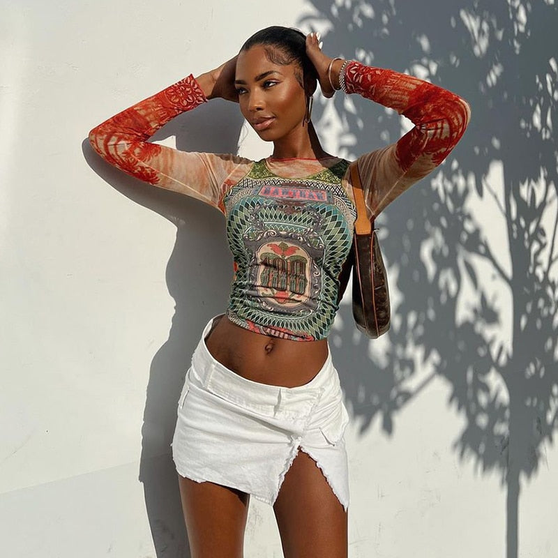 Arty knit top - Add a touch of originality to your outfit