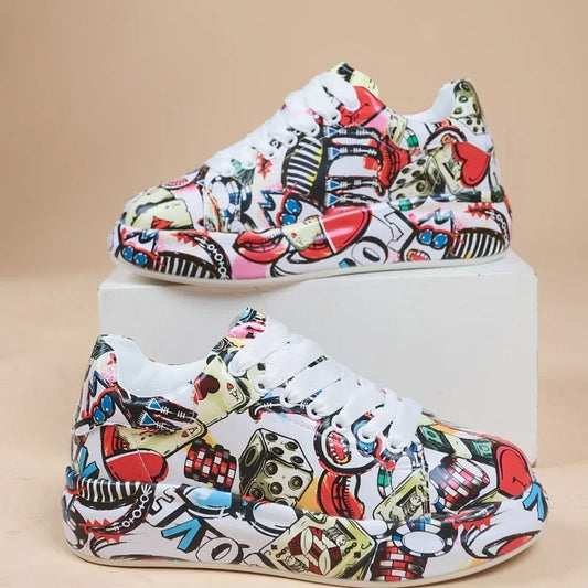 LP | Lively graffiti-style sneakers
