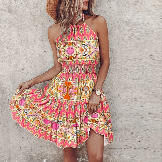 Chic belt dress