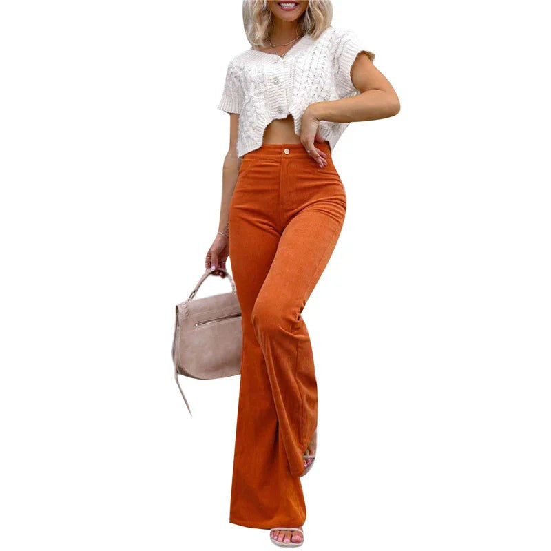 Trendy flared pants for women