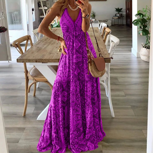 LP | Maxi dress with boho print.