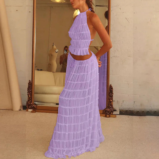 LP | Set of long pleated skirts