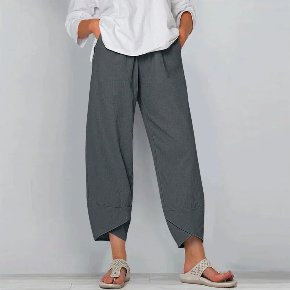 Sadie - Women's cotton and linen pants