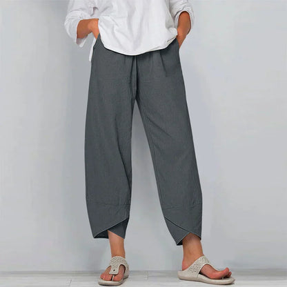 Sadie - Women's cotton and linen pants