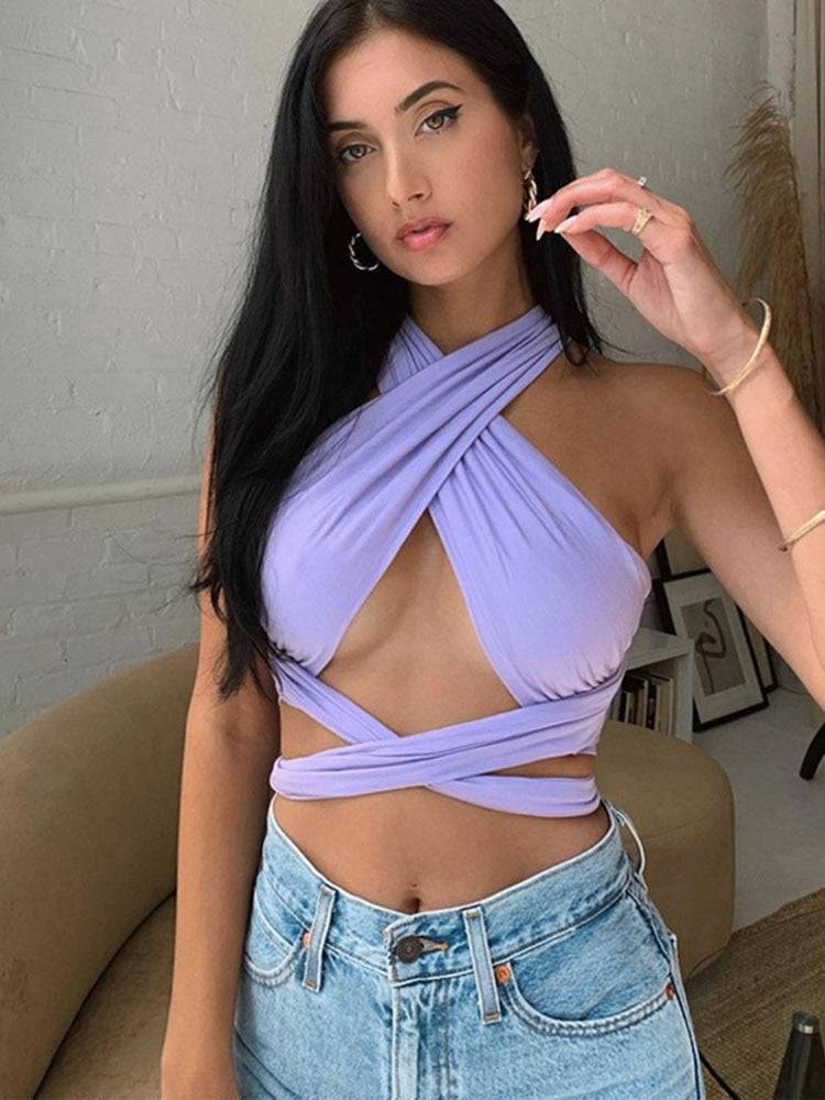 Rosie Halter Top | Sexy short summer top