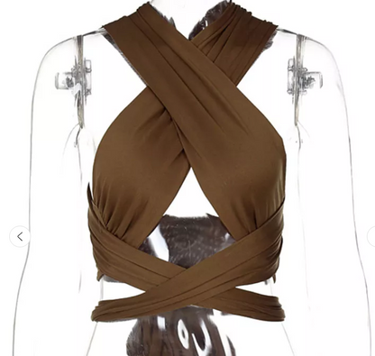 Rosie Halter Top | Sexy short summer top