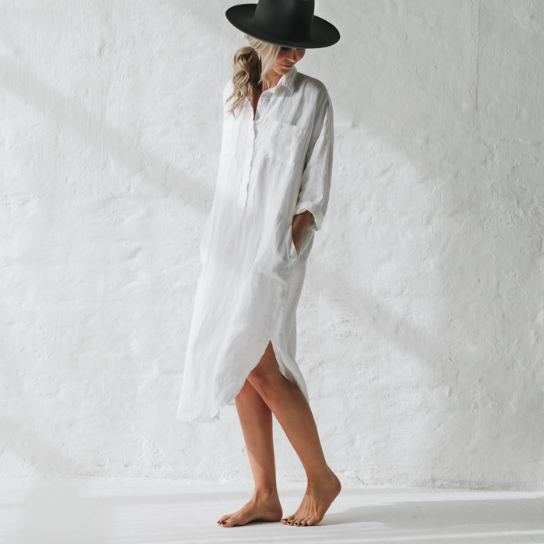 LP | Elegant White Dress