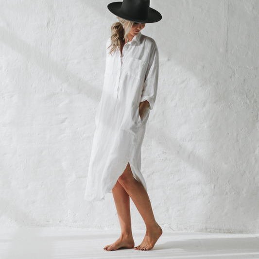LP | Elegant White Dress