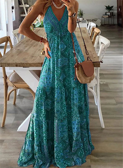 LP | Maxi dress with boho print.