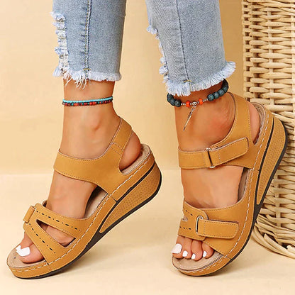 Ramona® | Comfortable orthopedic sandals with wedge heel