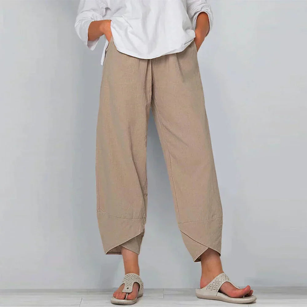 Sadie - Women's cotton and linen pants