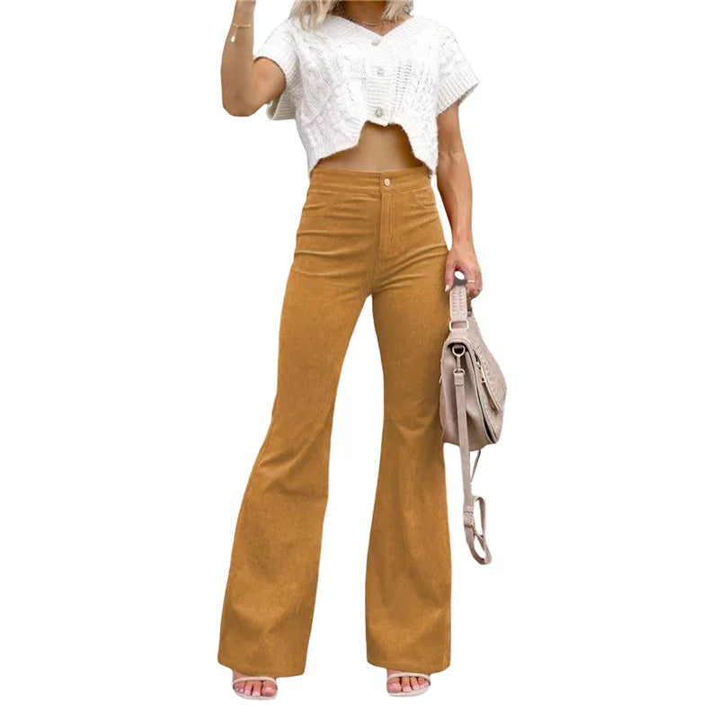 Trendy flared pants for women