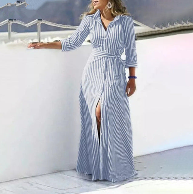 LP | Striped Long Dress