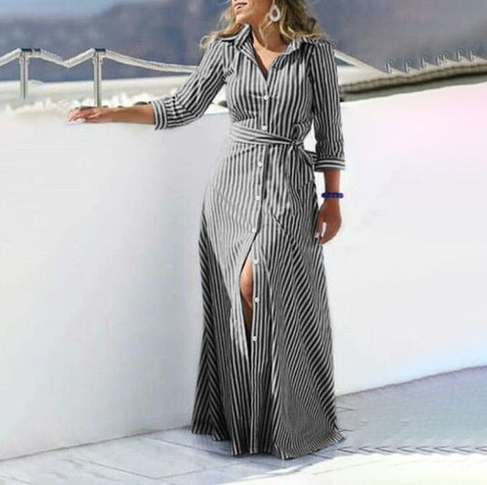 LP | Striped Long Dress