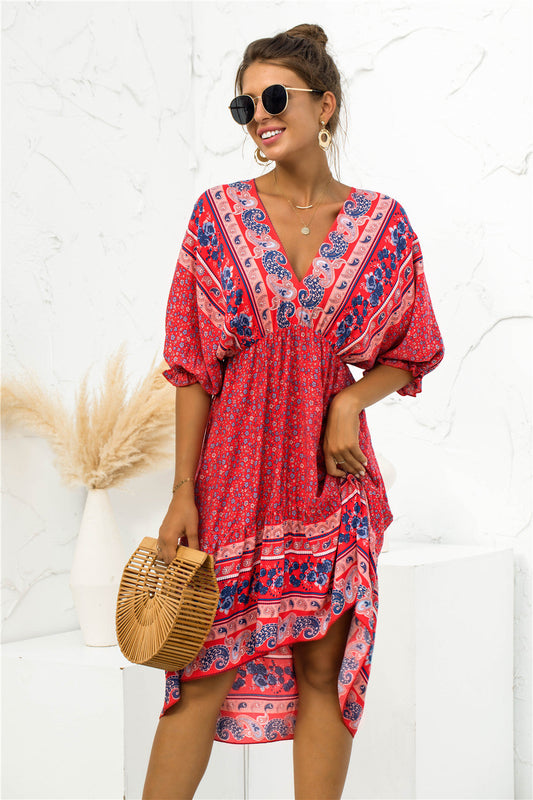 "Marion" summery boho dress