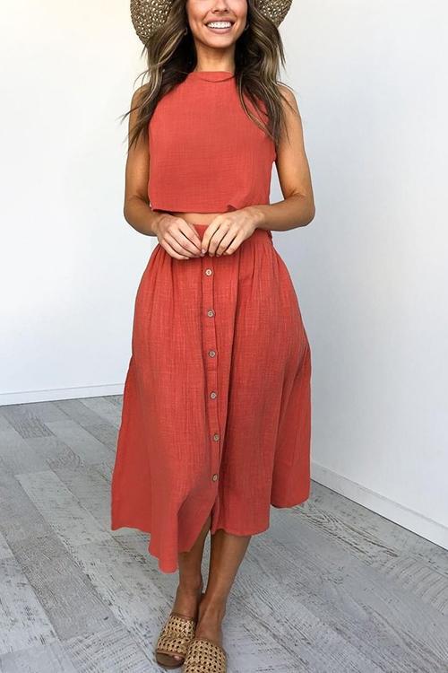 LP | Cool and effortless top and skirt
