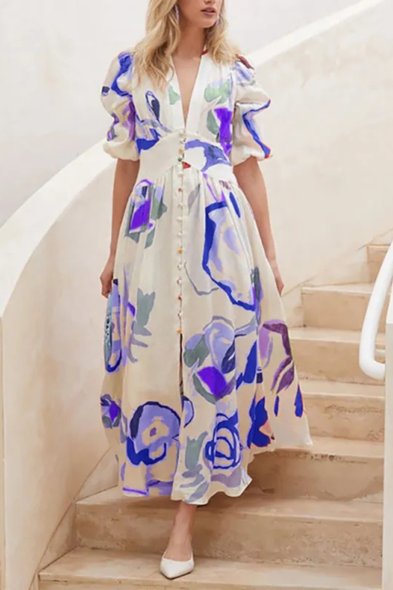Thalyria | Summer Short Sleeve Dress