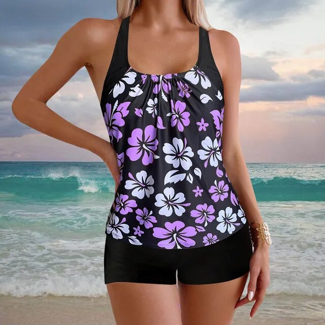 Stylish and trendy tankini swimsuit