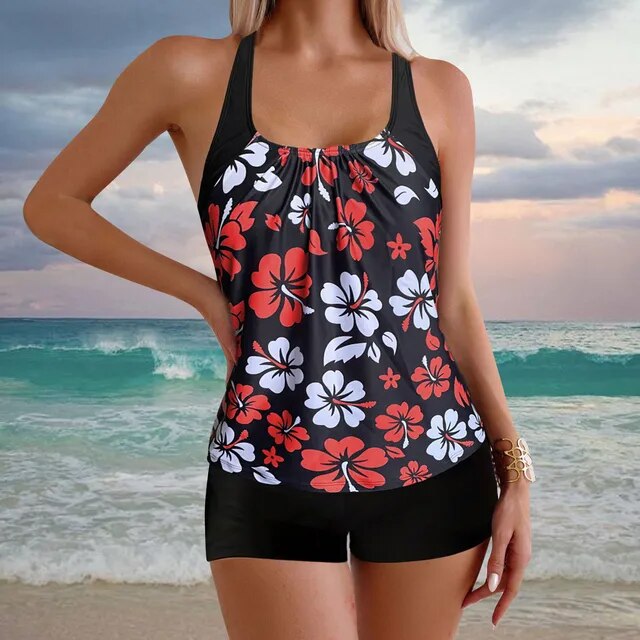 Stylish and trendy tankini swimsuit