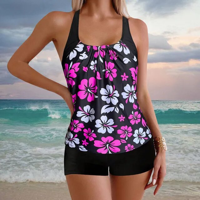 Stylish and trendy tankini swimsuit