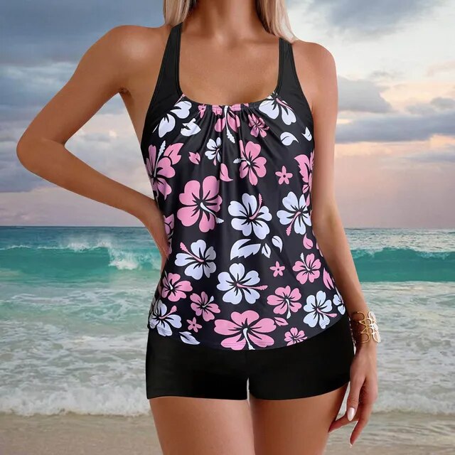 Stylish and trendy tankini swimsuit