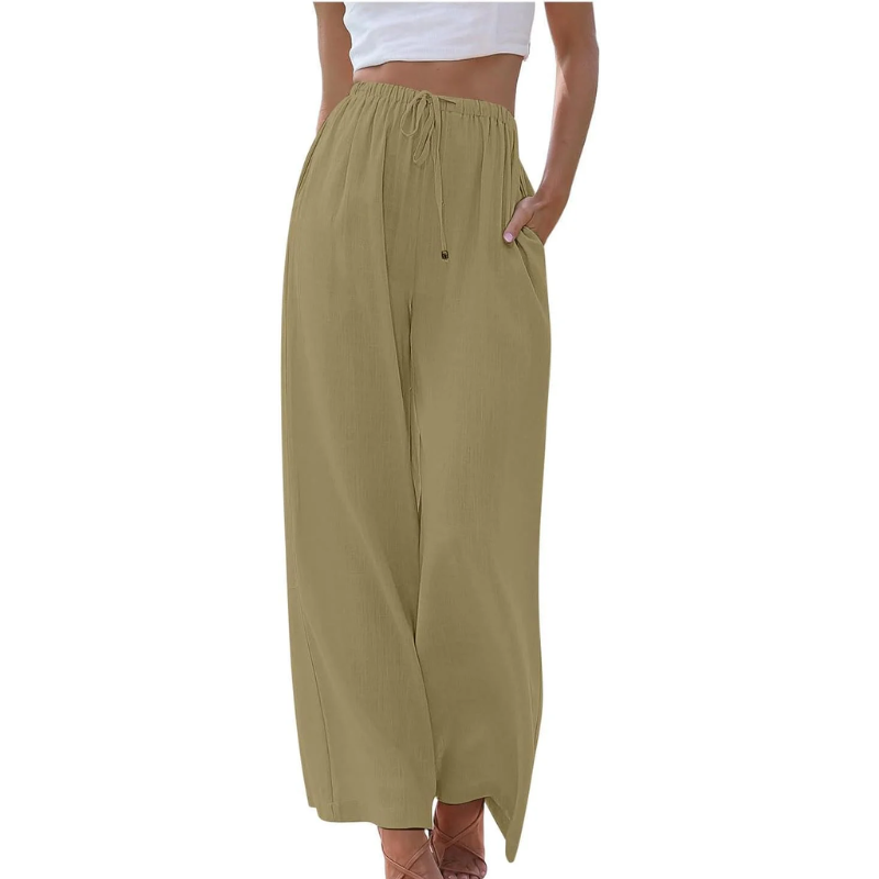 LP | High-waisted, wide-leg pants