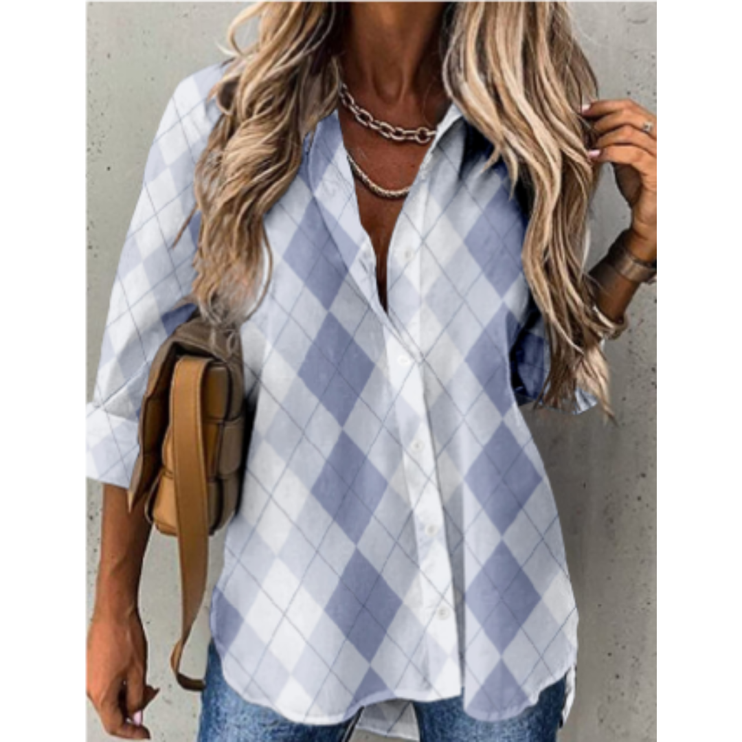 LP | Casual plaid blouse