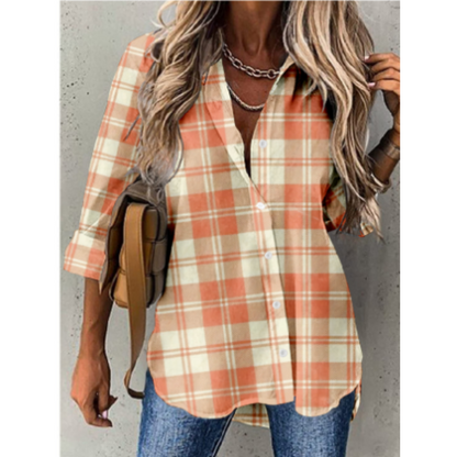 LP | Casual plaid blouse
