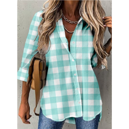 LP | Casual plaid blouse