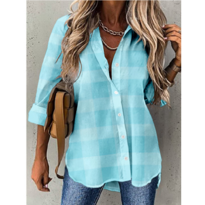 LP | Casual plaid blouse