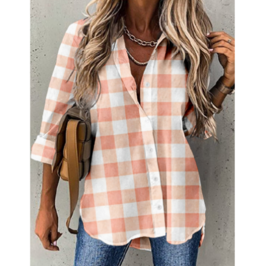 LP | Casual plaid blouse