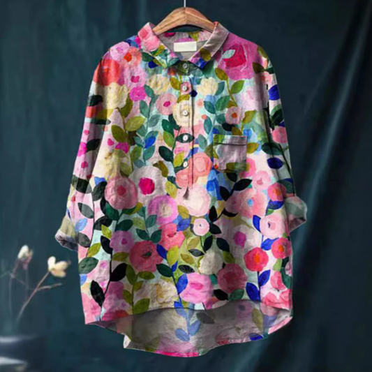 Bertan | Women's blouse with floral print