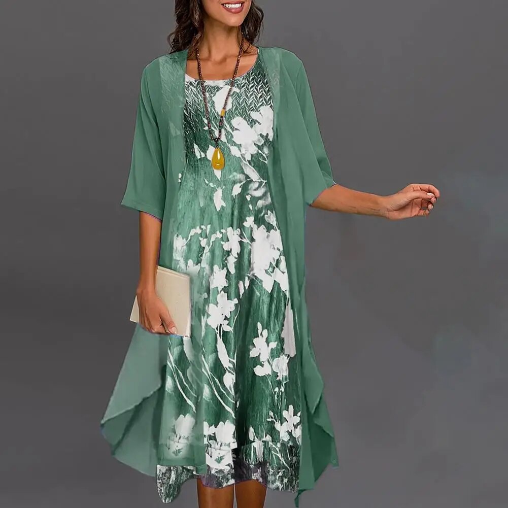 LP | Flower dress - two-piece set