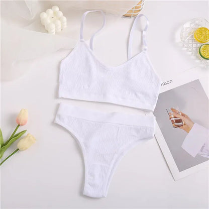 Seamless underwear set with sexy high waist!