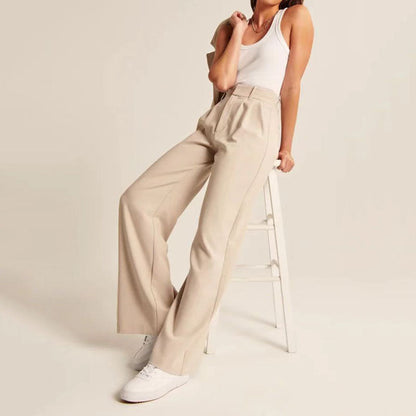 Xyra - Wide-leg formal pants for women