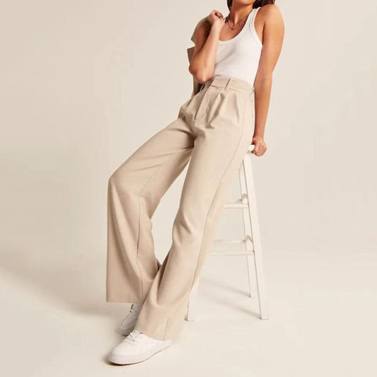 Xyra - Wide-leg formal pants for women