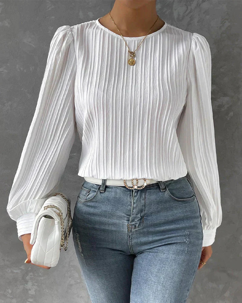 LP | Blouse with lantern sleeves