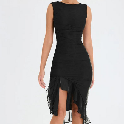 LP | Midi dress with ruffles